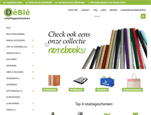 Tablet Screenshot of deble.com